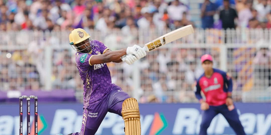 IPL 2025 - KKR vs RR: The Andre Russell Show Lights Up Eden Gardens 