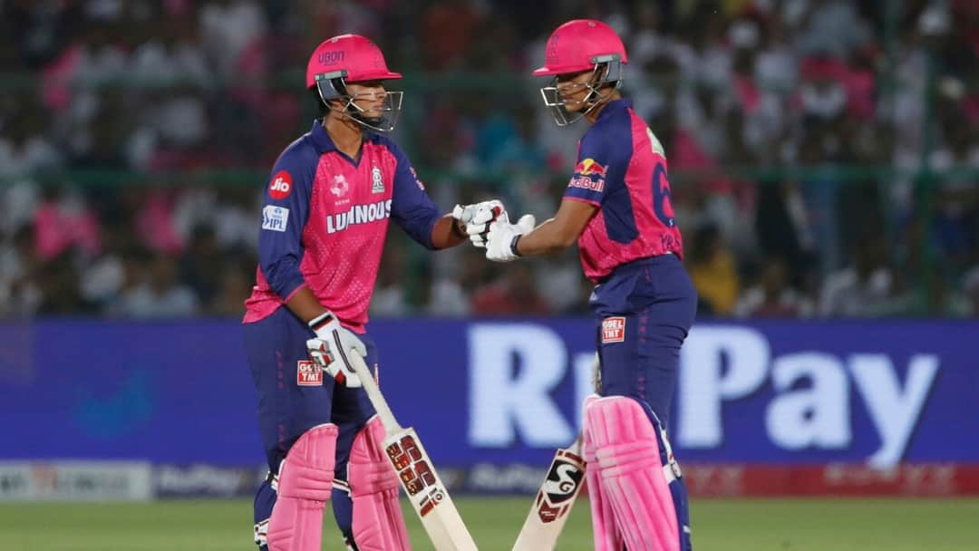 Sooryavanshi-Jaiswal added 144 in 10 overs 